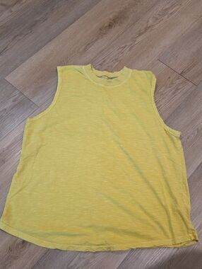 Pilcro Yellow Sleeveless Tank Top